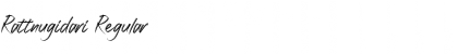 Rattnugidari Regular Font Title Preview