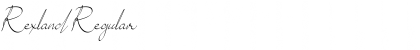 Rexland Regular Font Title Preview