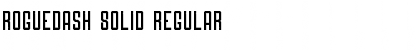 Roguedash Solid Regular Font Title Preview