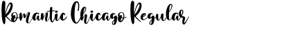 Romantic Chicago Regular Font Title Preview
