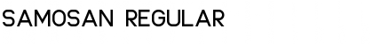 samosan Regular Font Title Preview