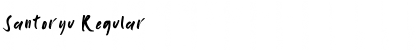 Santoryu Regular Font Title Preview
