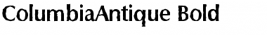 ColumbiaAntique Bold Font Title Preview