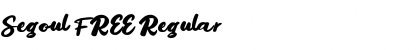 Segoul FREE Regular Font Title Preview
