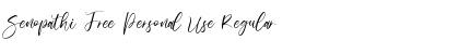 Senopathi Free Personal Use Regular Font Title Preview