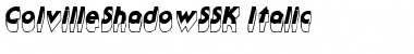 ColvilleShadowSSK Italic Font Title Preview