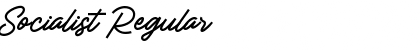 Socialist Regular Font Title Preview