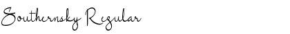 Southernsky Regular Font Title Preview