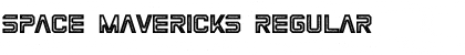 Space Mavericks Regular Font Title Preview