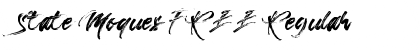 State Moques FREE Regular Font Title Preview