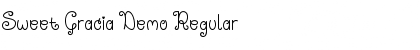 Sweet Gracia Demo Regular Font Title Preview