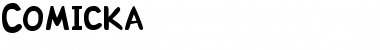 Comicka Regular Font Title Preview