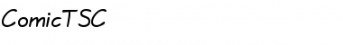 ComicTSC Normal Font Title Preview