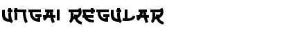 Ungai Regular Font Title Preview