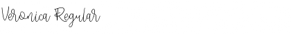 Veronica Regular Font Title Preview