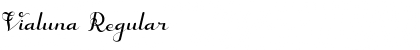 Vialuna Regular Font Title Preview