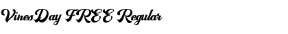 VinesDay FREE Regular Font Title Preview