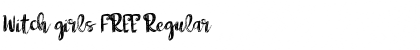 Witch girls FREE Regular Font Title Preview