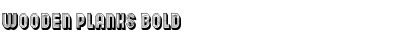 Wooden Planks Bold Font Title Preview