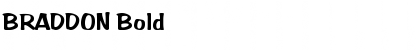 BRADDON Bold Font Title Preview