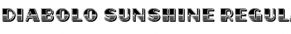 Diabolo Sunshine Regular Font Title Preview
