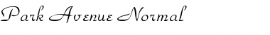 Park Avenue Normal Font Title Preview