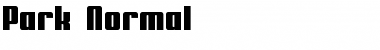 Park Normal Font Title Preview
