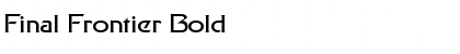 Final Frontier Bold Font Title Preview