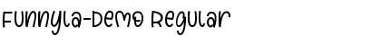 Funnyla-Demo Regular Font Title Preview