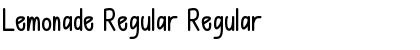 Lemonade Regular Regular Font Title Preview
