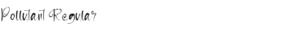 Pollutant Regular Font Title Preview