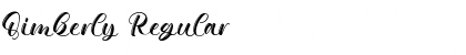 Qimberly Regular Font Title Preview