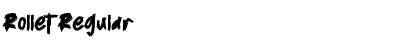 Rollet Regular Font Title Preview
