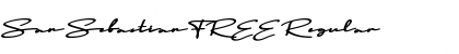 San Sebastian FREE Regular Font Title Preview