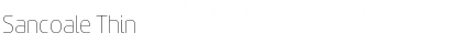 Sancoale Thin Font Title Preview