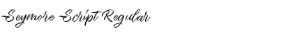 Seymore Script Regular Font Title Preview
