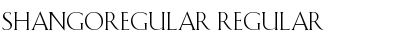 ShangoRegular Regular Font Title Preview