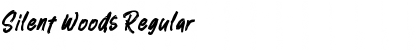 Silent Woods Regular Font Title Preview