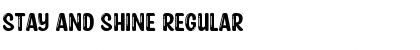 Stay and Shine Regular Font Title Preview