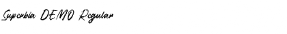 Superbia DEMO Regular Font Title Preview