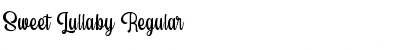 Sweet Lullaby Regular Font Title Preview