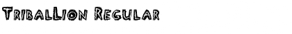 TribalLion Regular Font Title Preview