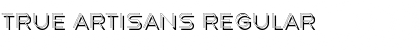 True Artisans Regular Font Title Preview
