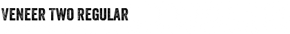 Veneer Two Regular Font Title Preview