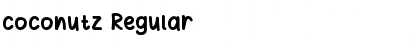 coconutz Regular Font Title Preview