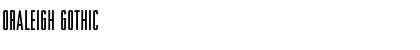 ORaleigh Gothic Font Title Preview