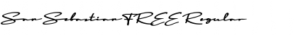 San Sebastian FREE Regular Font Title Preview