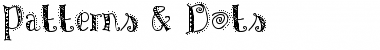 Patterns & Dots Regular Font Title Preview