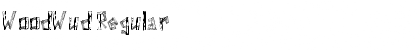 WoodWud Regular Font Title Preview
