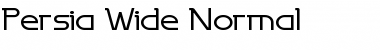 Persia Wide Normal Font Title Preview